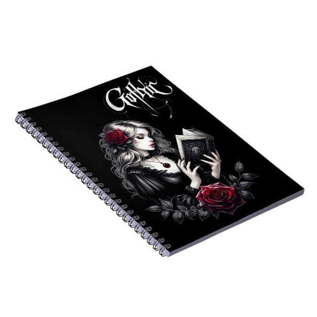 #2 Cuaderno de Fotos Espiral Gótico (Lado Derecho)