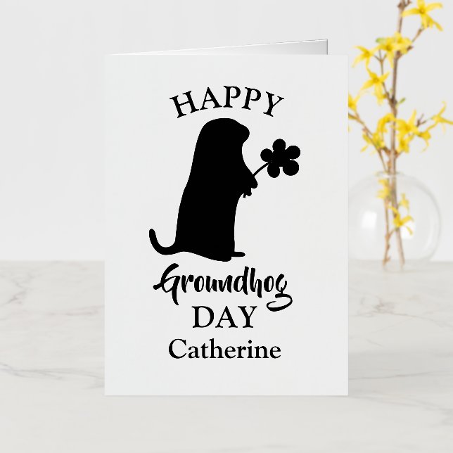 2 de febrero | Nombre personalizado del Feliz Día  (flor amarilla)