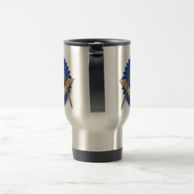 2 echaron a un lado taza masónica (Mango)