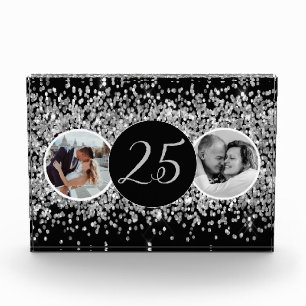 2 Foto entonces y ahora aniversario Boda de plata