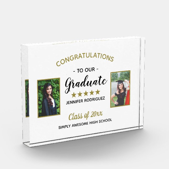 2 Foto Graduación Felicitaciones Graduada Personal (Izquierda)