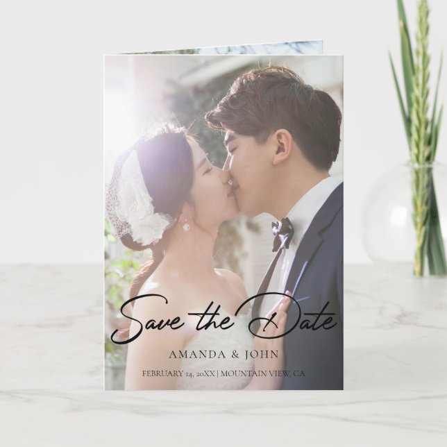 2 Foto Guardar La Invitación De Boda De Fecha (Anverso)