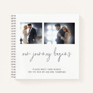 2 fotos Nuestro viaje comienza libro de Bodas