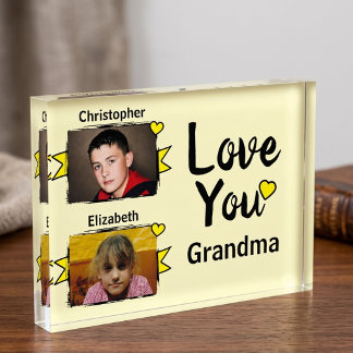2 fotos te amo abuela amarillo