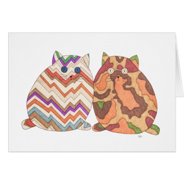 2 Gatos Grasos #1 (Anverso (Horizontal))