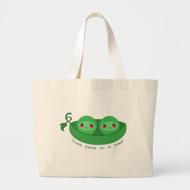 2 GUISANTES en una VAINA - bolsa (Frente)