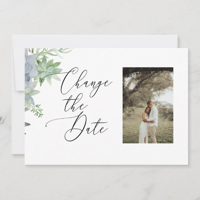 2 lados Cambiar la tarjeta fotográfica de fecha -  (Anverso)