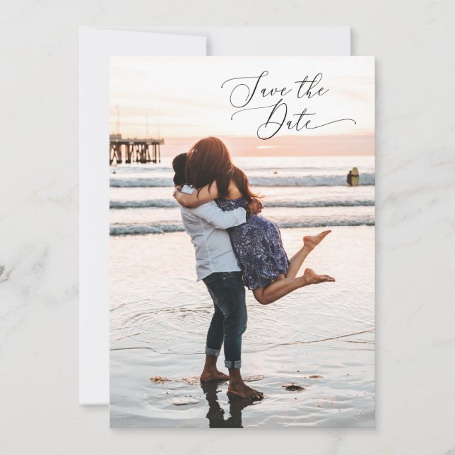 2 lados Guardar la tarjeta fotográfica de fecha -  (Anverso)