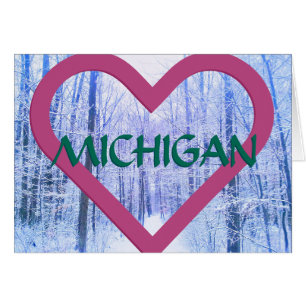 2 MADERA INVIERNO DEL CORAZÓN DE MICHIGAN