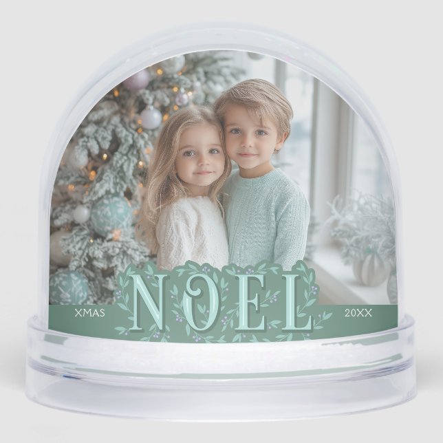 2 Navidades de noel de lavanda verde botánica (Anverso)