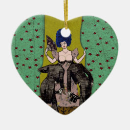 2 ornamento ECHADO A UN LADO/calvo del ~ de los