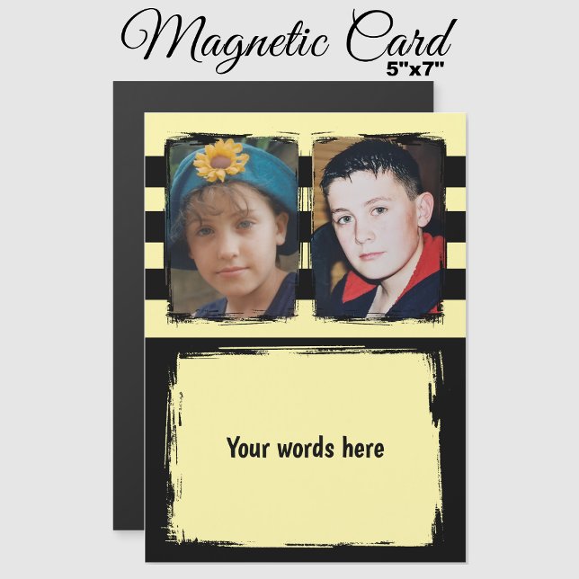 2 palabras de personalizado fotográfico tarjeta ma (Subido por el creador)