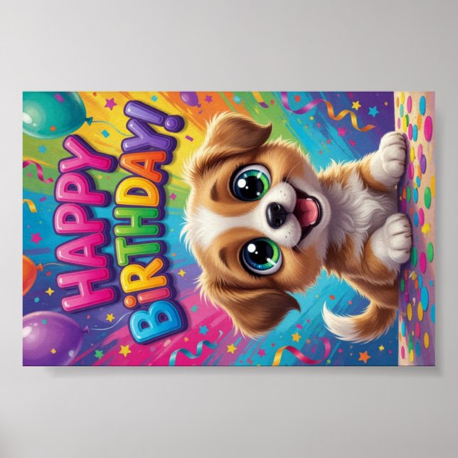 #2 Póster de Feliz Cumpleaños (Frente)