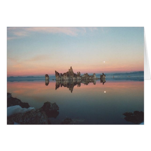 2. Puesta de sol/Monumento al Lago Mono (Anverso (Horizontal))