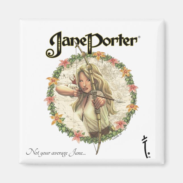 2 pulgadas cuadrado imán (Frente)