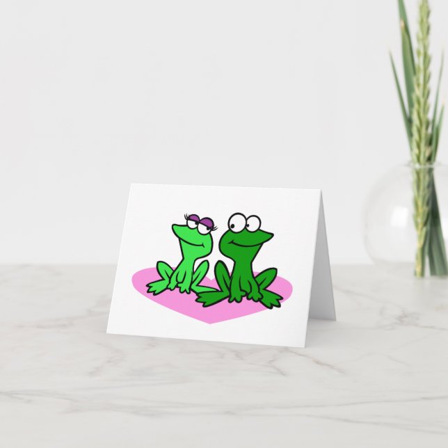 2 Ranas Tarjetas Love Pad (Anverso)