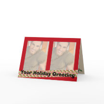 2 tarjetas de Navidades fotográficos
