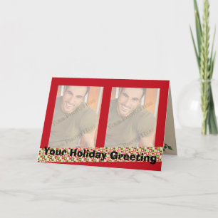 2 tarjetas de Navidades fotográficos