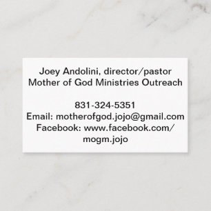 2 tarjetas de presentación