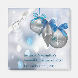 2"x2" Favorito de imanes Ornamentos Snowflakes Sno