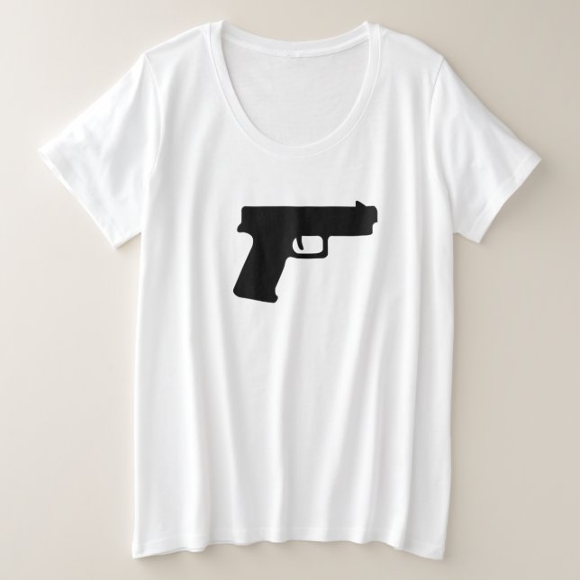 2A Camiseta de tamaño superior para mujeres (Anverso del diseño)