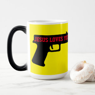 2A - JESÚS TE AMA 15 Oz. Taza mágica