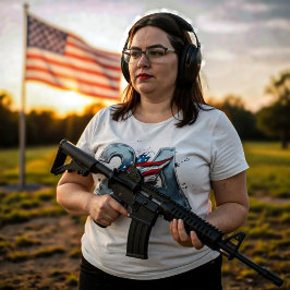 2A Tee de tamaño superior para mujeres