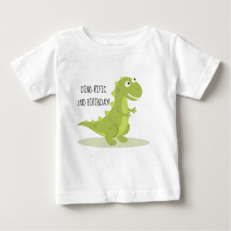 ¡2da camisa del cumpleaños del dinosaurio lindo!