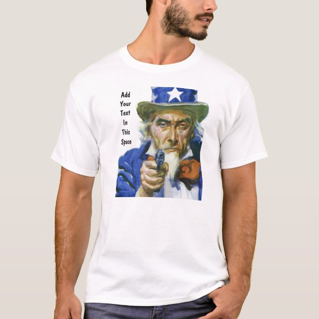 2da camiseta del Favorable-Arma de la enmienda del (Anverso)