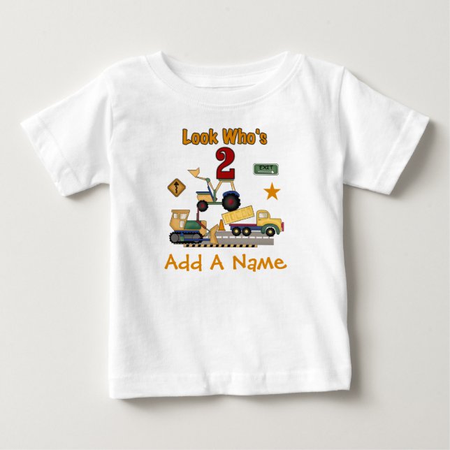 2da camiseta personalizada del cumpleaños de la (Anverso)