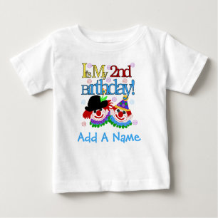 2da camiseta personalizada del cumpleaños de los