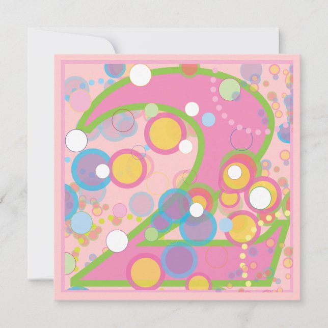 2da invitación de la fiesta de cumpleaños de las (Anverso)