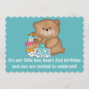 2da invitación de la fiesta del cumpleaños de poco