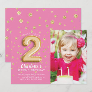 2da invitación del cumpleaños del Relieve
