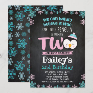 2da pizarra de la invitación del cumpleaños del