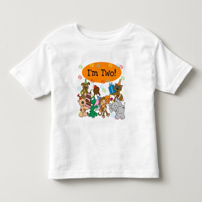 2das camisetas y regalos del cumpleaños de los (Anverso)