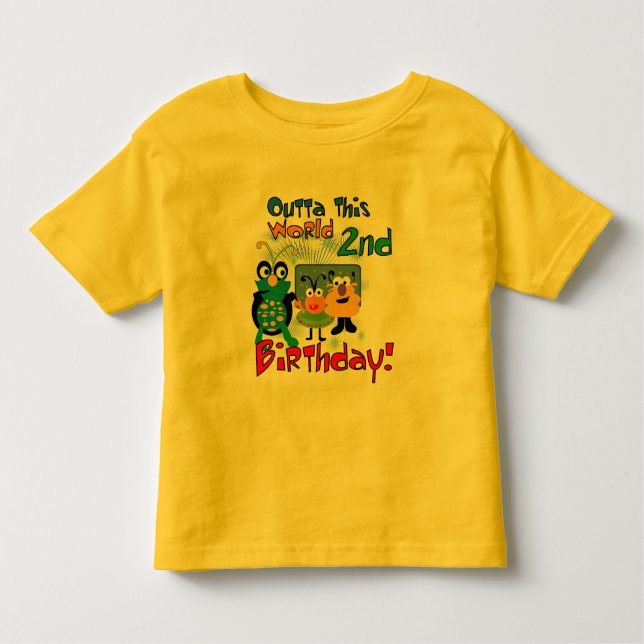 2das camisetas y regalos del cumpleaños del (Anverso)