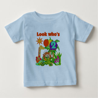 2das camisetas y regalos del cumpleaños del safari