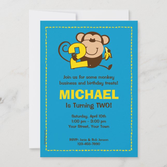 2das invitaciones del personalizado del muchacho (Anverso)