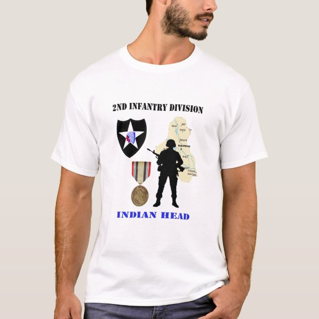 2do Camisa del veterinario de Iraq de la división (Anverso)