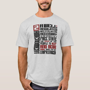 2do Camiseta de la enmienda