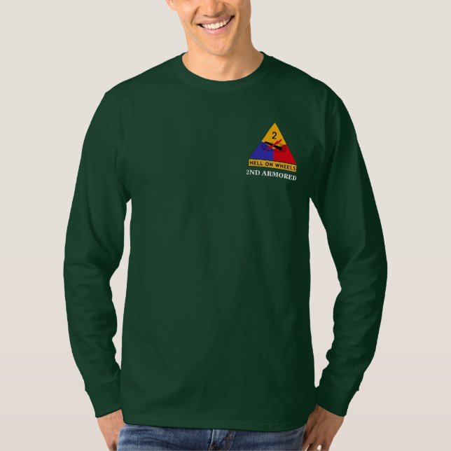 2do Camiseta larga de la manga de la división (Anverso)