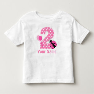 2do Camiseta personalizada mariquita del chica del
