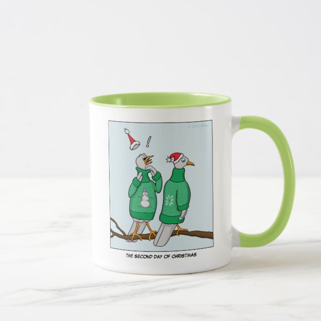 2do Día de taza del navidad (dos palomas de la (Derecha)
