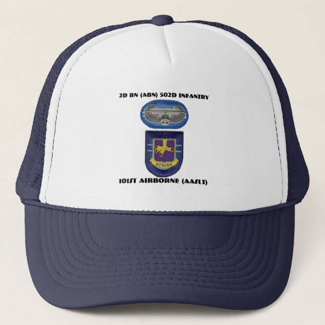 2do GORRA AEROTRANSPORTADO de la 502ND INFANTERÍA (Anverso)