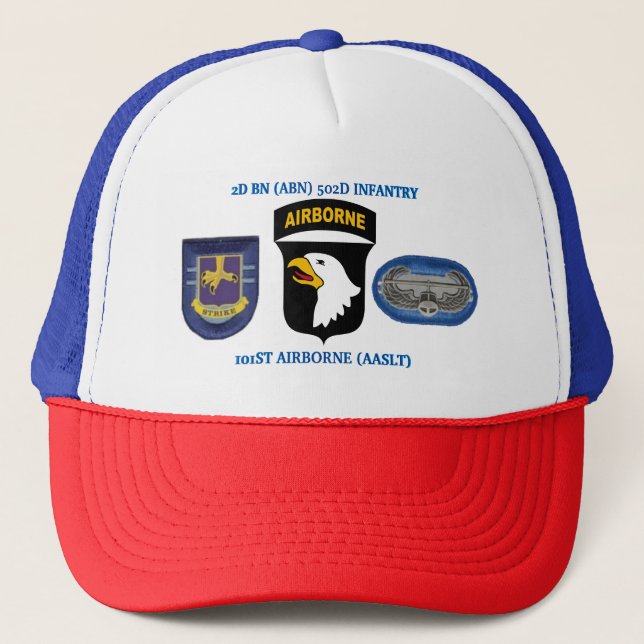 2do GORRA AEROTRANSPORTADO de la 502ND INFANTERÍA (Anverso)