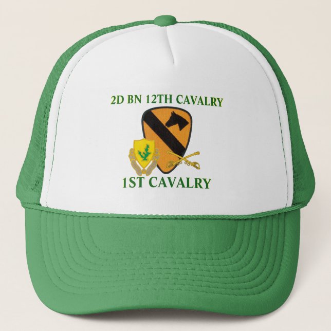 2do GORRA de la CABALLERÍA de la 12ma CABALLERÍA (Anverso)