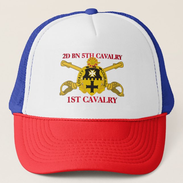 2do GORRA de la CABALLERÍA de la 5ta CABALLERÍA (Anverso)