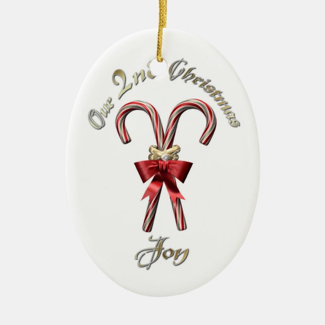 2do ornamento casado del navidad (Frente)