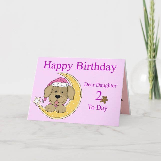2do Tarjeta de cumpleaños para una hija (Anverso)